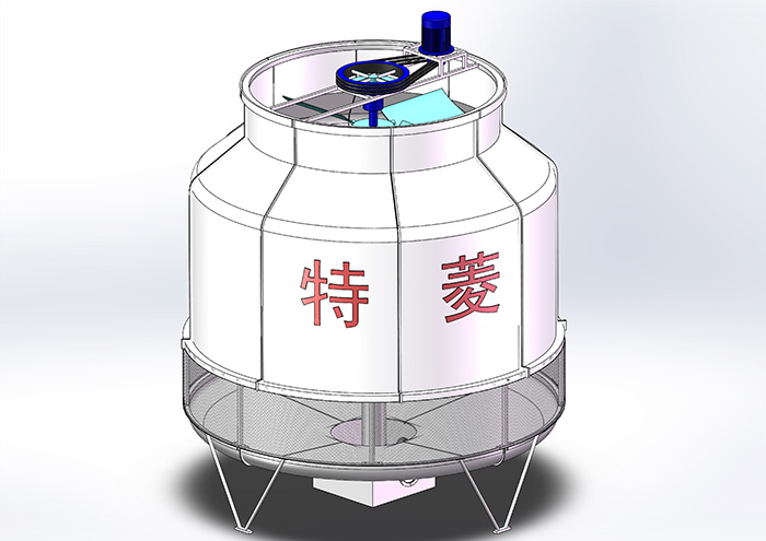 圓形逆流開式冷卻塔